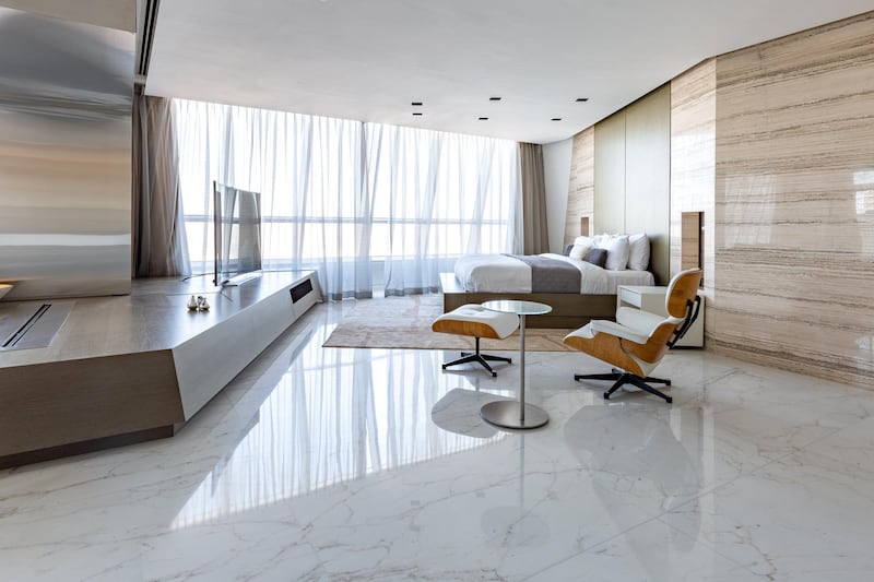 The Penthouse offers plenty of space to accommodate guests. 