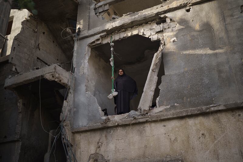 Jawaher says the houses are part of the family's heritage. AP