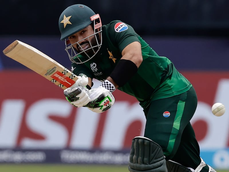 Mohammad Rizwan finished unbeaten on 53 as Pakistan defeated Canada by seven wickets at the T20 World Cup at Nassau County International Cricket Stadium in New York on June 11, 2024. AP
