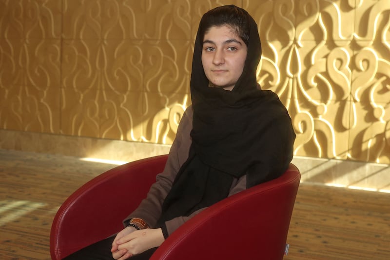 Ayda Haydarpour, 17, said it was difficult to properly follow events in Afghanistan but she plans to return some day and harbours ambitions to open the first STEM (science, technology, engineering, and mathematics) school in the country.