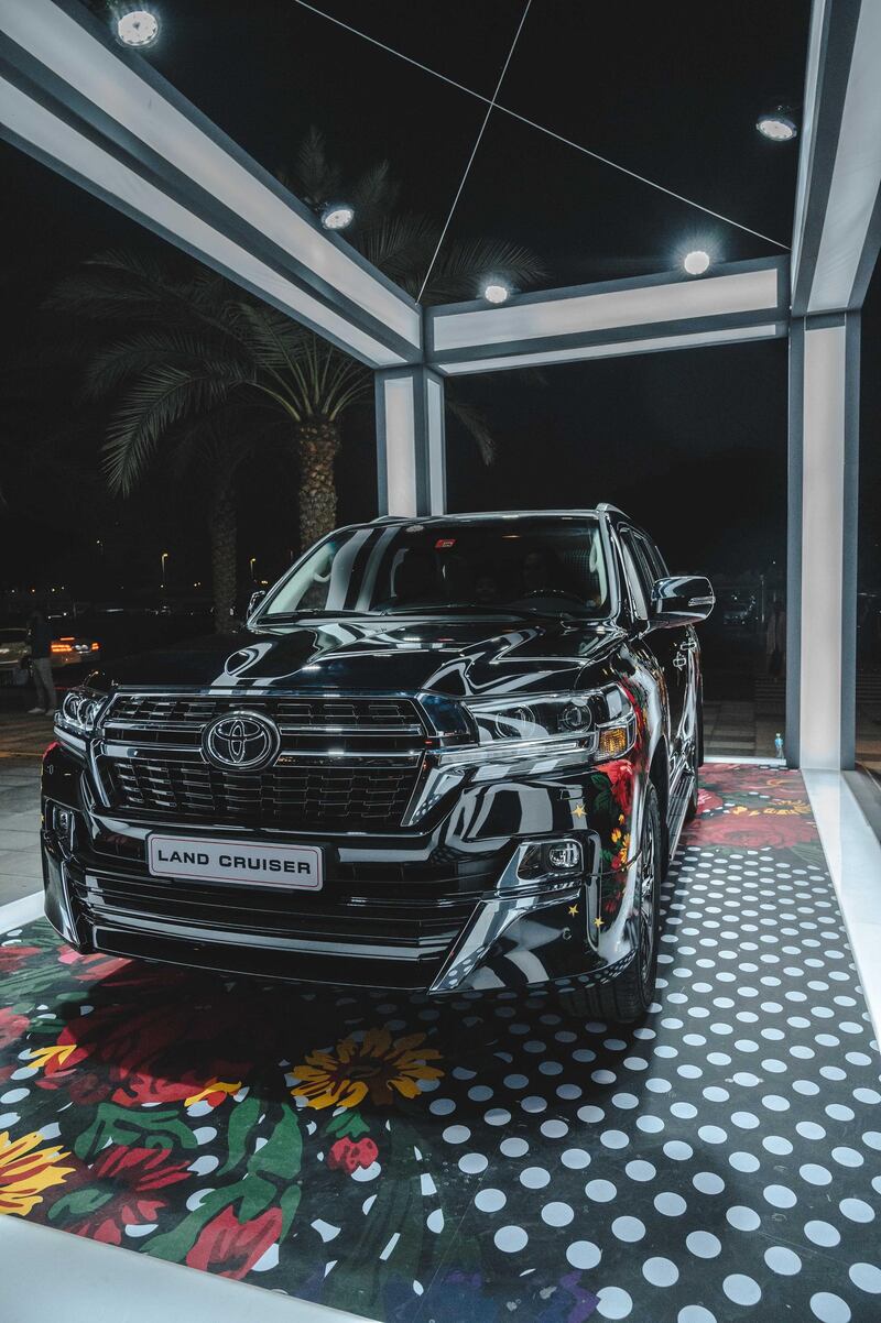 It will now travel around Toyota showrooms across the UAE.