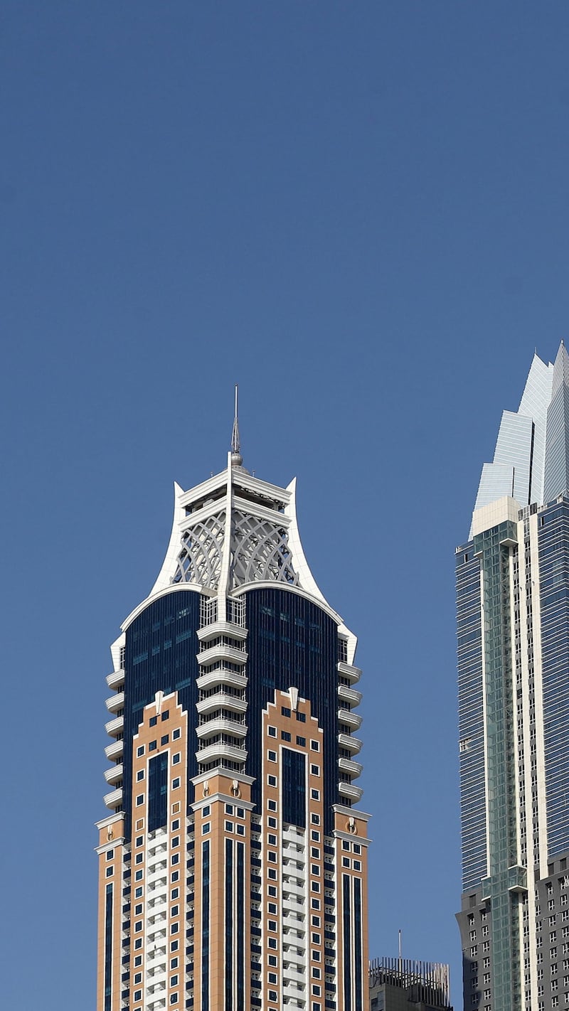 Dubai, United Arab Emirates - Reporter: N/A. News. Stock. General view of the Dubai marina. Monday, June 22nd, 2020. Jumeriah, Dubai. Chris Whiteoak / The National