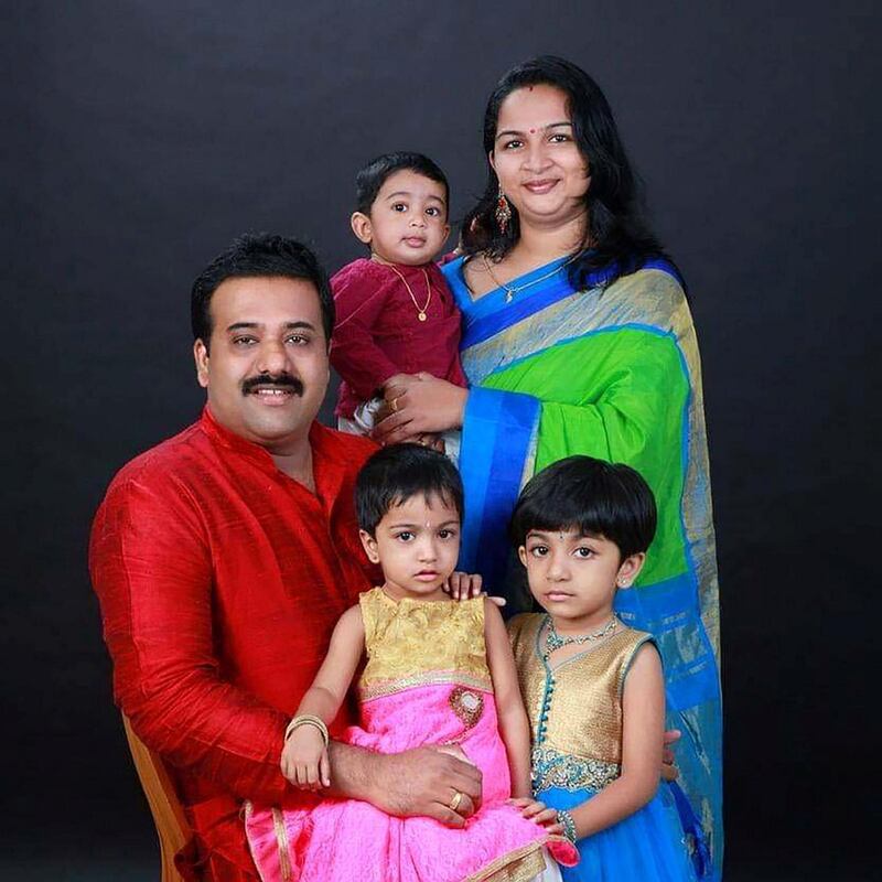 Dubai family that died in the gas tragedy in Nepal.
Courtesy:  Family of Praveen Nair