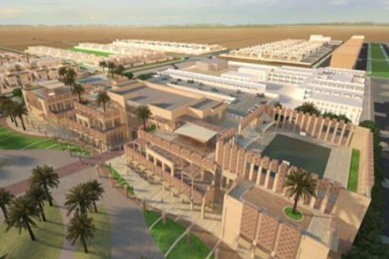 Private investors will be invited to build small-scale shopping malls alongside community facilities such as swimming pools, gymnasiums and libraries. Picture courtesy Municipality of Abu Dhabi