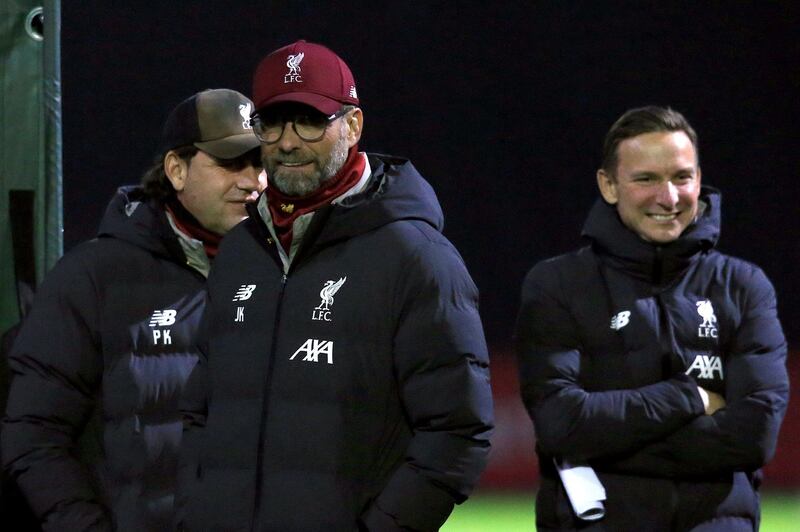 Liverpool manager Jurgen Klopp, centre, AFP