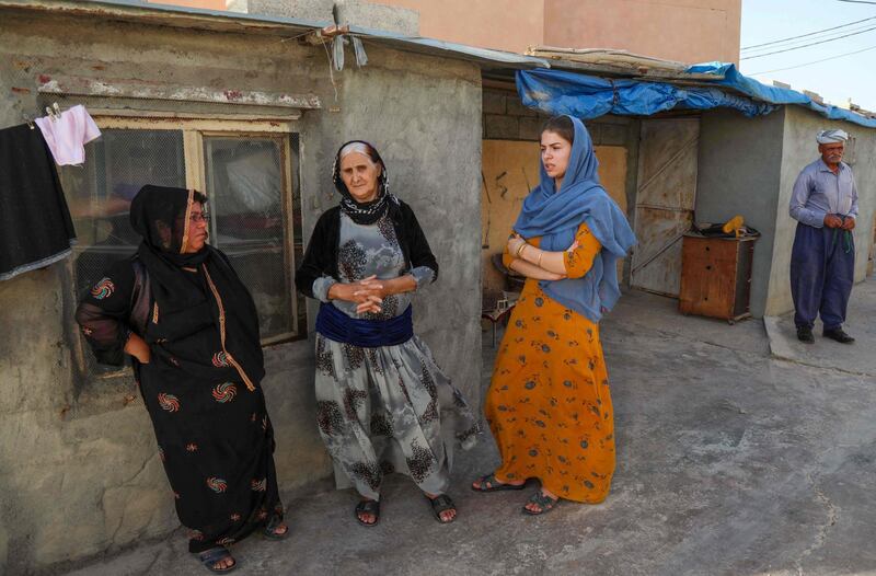 Iranian Kurd refugees at Bahrka refugee camp.  They have been stuck in Iraq for decades due to a lack of documents. AFP