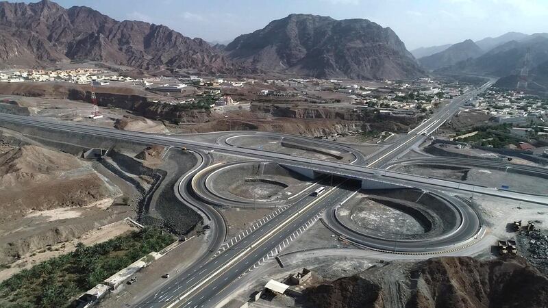 Rulers of Sharjah and Ras Al Khaimah inaugurate the new Khor Fakkan road at a cost of Dh6 billion.