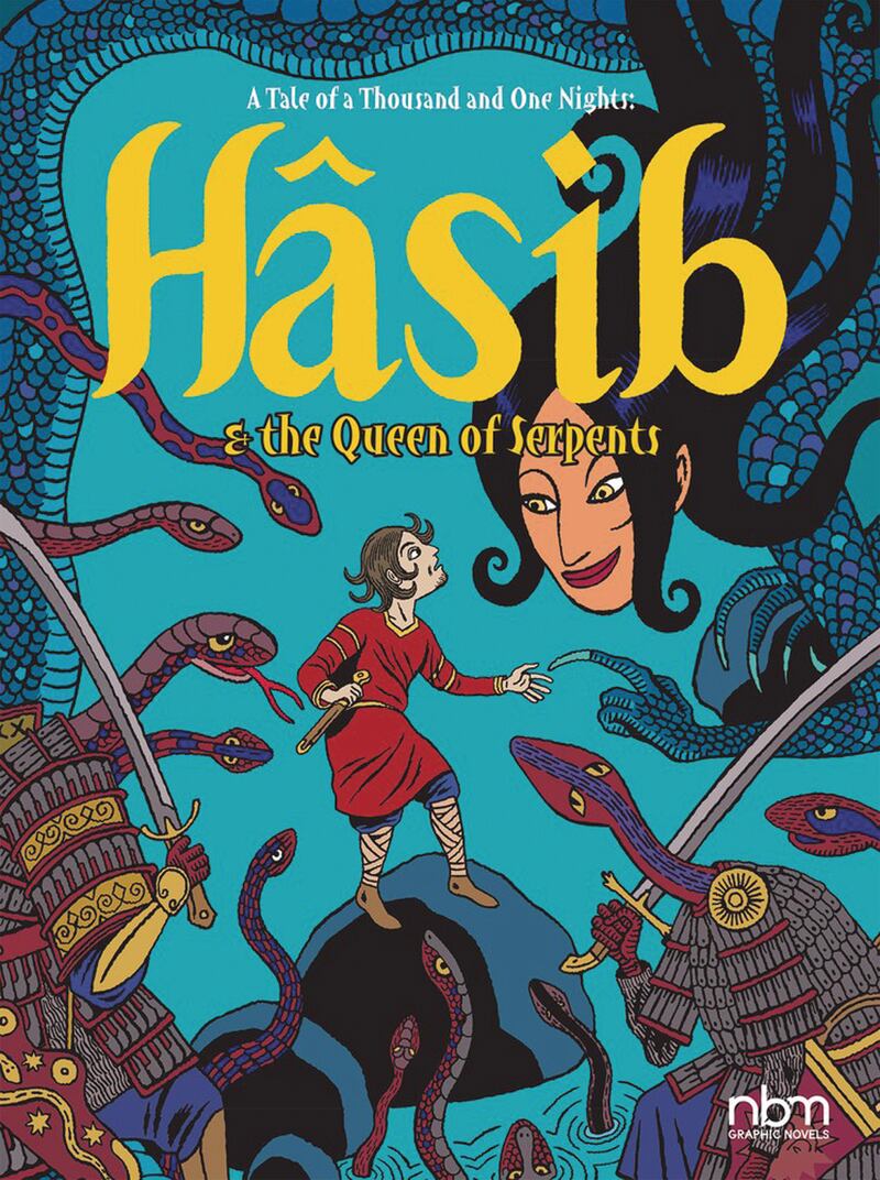 'Hasib & the Queen of Serpents' by David B is an engrossing story influenced by the structural frame of the classic 'One Thousand and One Nights'. Photo: David B