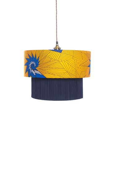 Teshie Blue Star lampshade. Courtesy Haitch