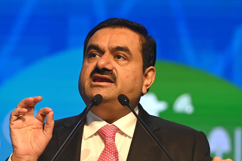 The third richest person in the world is Gautam Adani, chairperson of Indian conglomerate Adani Group, with a net worth of 118.7bn. AFP