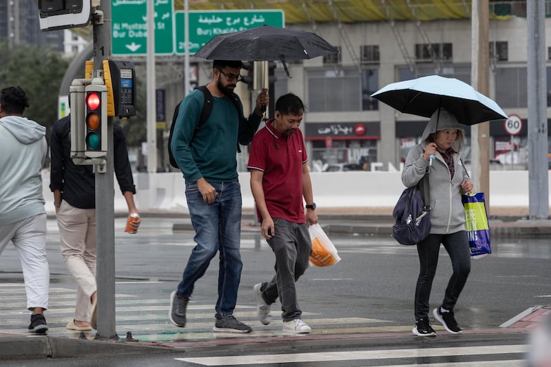 Rain has been forecast over the next two days. Antonie Robertson/The National