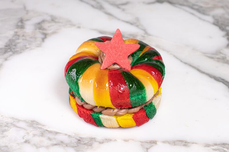 Christmas ring-shaped sweet bread at Yamanote Atelier.