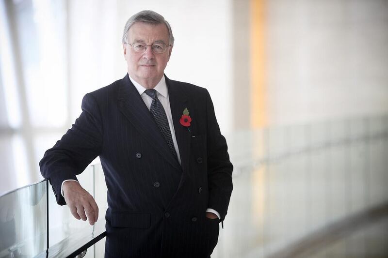 Sir Philip Bailhache, Jersey’s assistant chief minister, says Abu Dhabi is a good place for people to use as a springboard to Europe. Lee Hoagland / The National