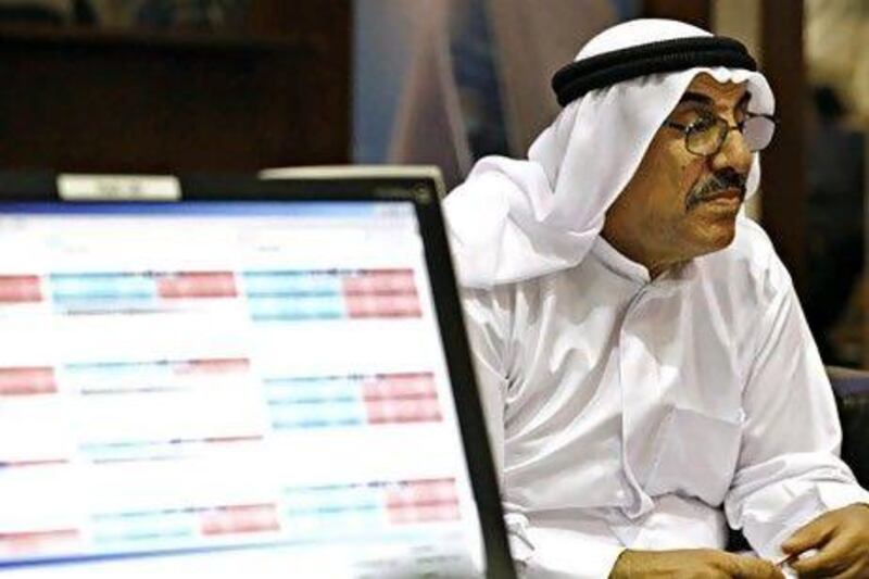 The Dubai Index closed down 0.38% at 1,672.01. Jeff Topping / The National