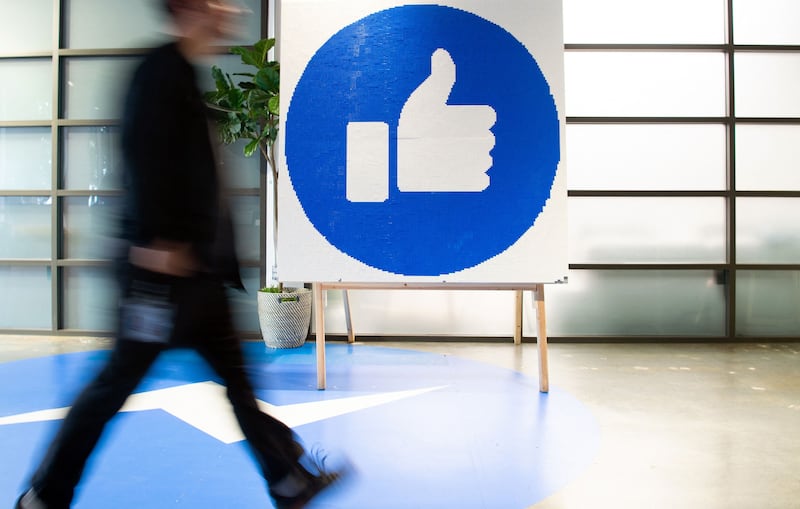 Facebook will not have liked 2021. AFP