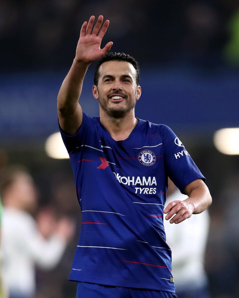 File photo dated 27-02-2019 of Chelsea's Pedro after the Premier League match at Stamford Bridge, London. PA Photo. Issue date: Wednesday March 25, 2020. See PA story SOCCER Chelsea. Photo credit should read Nick Potts/PA Wire.