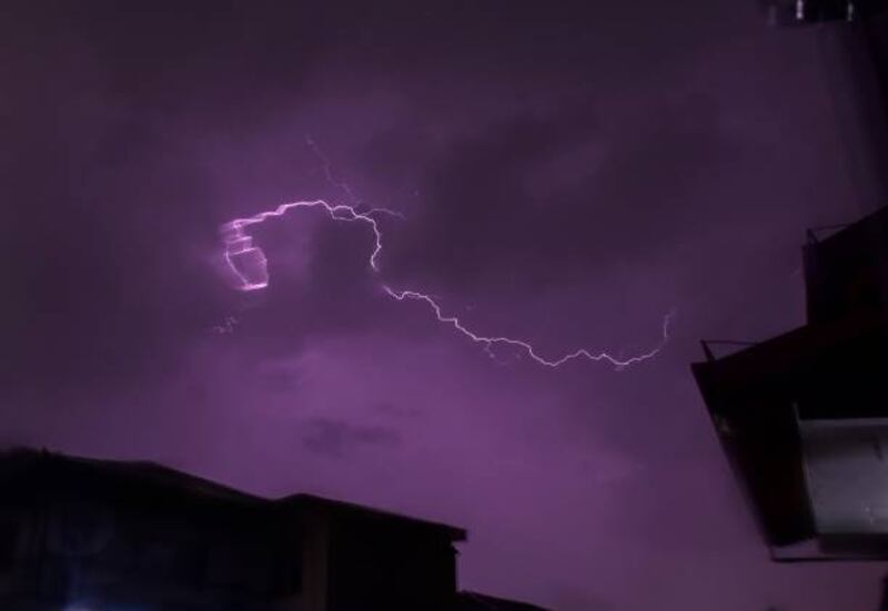 Lightning in Srinagar, Jammu and Kashmir, India. The government has offered compensation of 400,000 rupees ($4,800) to the families of the dead in Odisha state. Getty