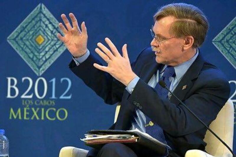 As the Group of 20 (G20) leading and emerging economies gathered in Mexico, Robert Zoellick, the World Bank President, said it was "an absolutely critical time" and warned Europe not to squander this opportunity for decisive action. AFP PHOTO/CRIS BOURONCLE