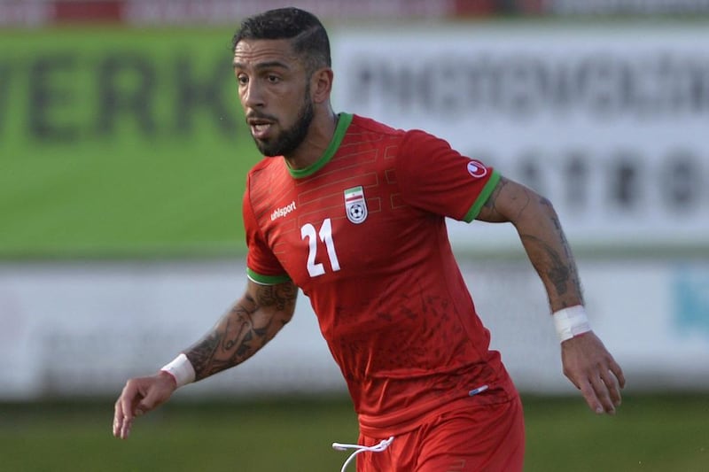 Ashkan Dejagah, midfielder (Fulham); age 28; 11 caps. Born in Tehran but moved to Germany at an early age, he played for the Europeans at youth level. Was called up by Queiroz for the World Cup qualifier against Qatar in February 2012 and scored twice on debut. A tricky winger who can also play through the middle, Dejagah joined English side Fulham in August 2012 following in Teymourian’s footsteps. Samuel Kubani / AFP