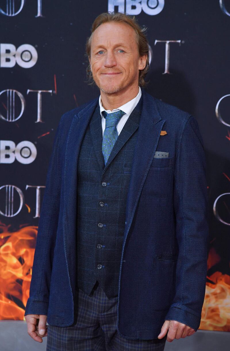 Jerome Flynn (Bronn) arrives for the 'Game of Thrones' final season premiere at Radio City Music Hall on April 3, 2019 in New York. AFP