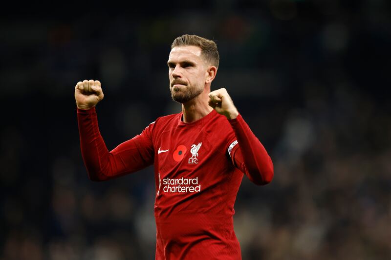 Jordan Henderson - £140,000 a week at Liverpool. AP