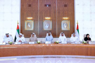 Renewable energy, autonomous vehicles and financial stability were all discussed at the cabinet meeting. Dubai Media Office