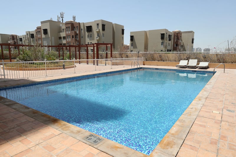 The family also have access to the pool