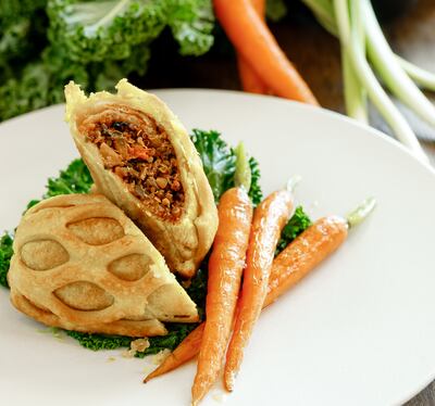 Vegan Wellington from Breadstreet Kichen will be on offer throughout January. Photo: Atlantis The Palm