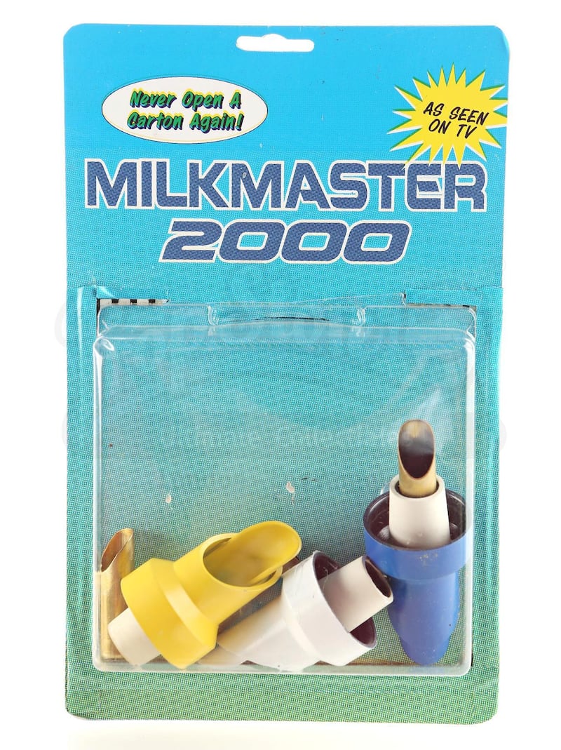 Pack of Three Milkmaster 2000 Spouts. Courtesy Prop Store