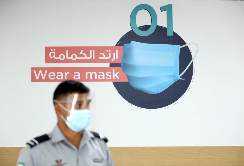 Visit to the SEHA field hospital for Covid-19 patients in Ajman on April 25th, 2021. Chris Whiteoak / The National. 
Reporter: Kelly Clarke for News