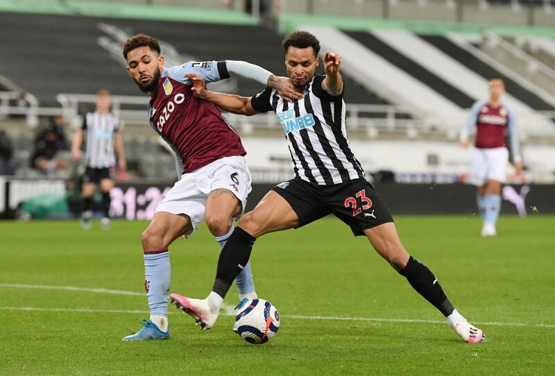 Douglas Luiz - 5, Did the basics well for large periods of the game but was beaten in the air by Lascelles in the dying moments. Almost scored with an audacious effort. Reuters