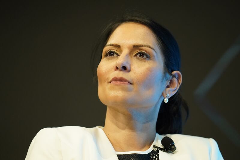 British Home Secretary Priti Patel said she would not be deterred from her 'strategy to overhaul the broken asylum system'. PA