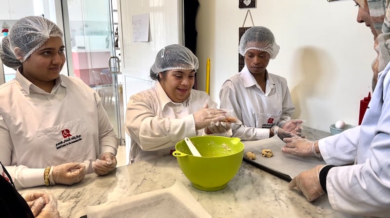 The cooking class aims to teach students about hygiene and independence. 