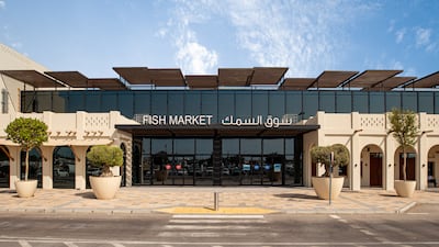 The recently renovated Fish Market in Mina Zayed, where the freshly cooked catch of the day is served. Photo: DMT Abu Dhabi