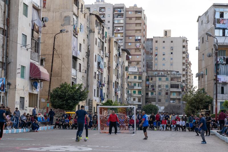 The Al Falaki tournament, Egypt's oldest Ramadan street football competition, is held in Alexandria.