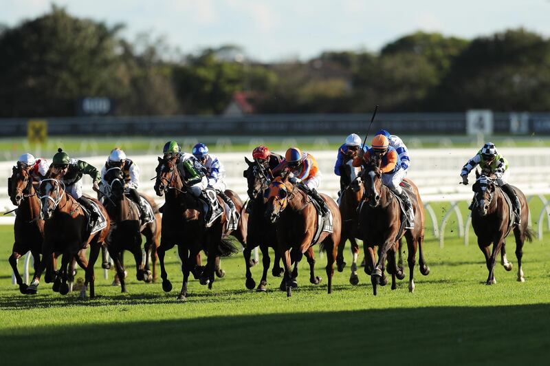 Action from the Doncaster Mile. (Photo by Matt King/Getty Images)