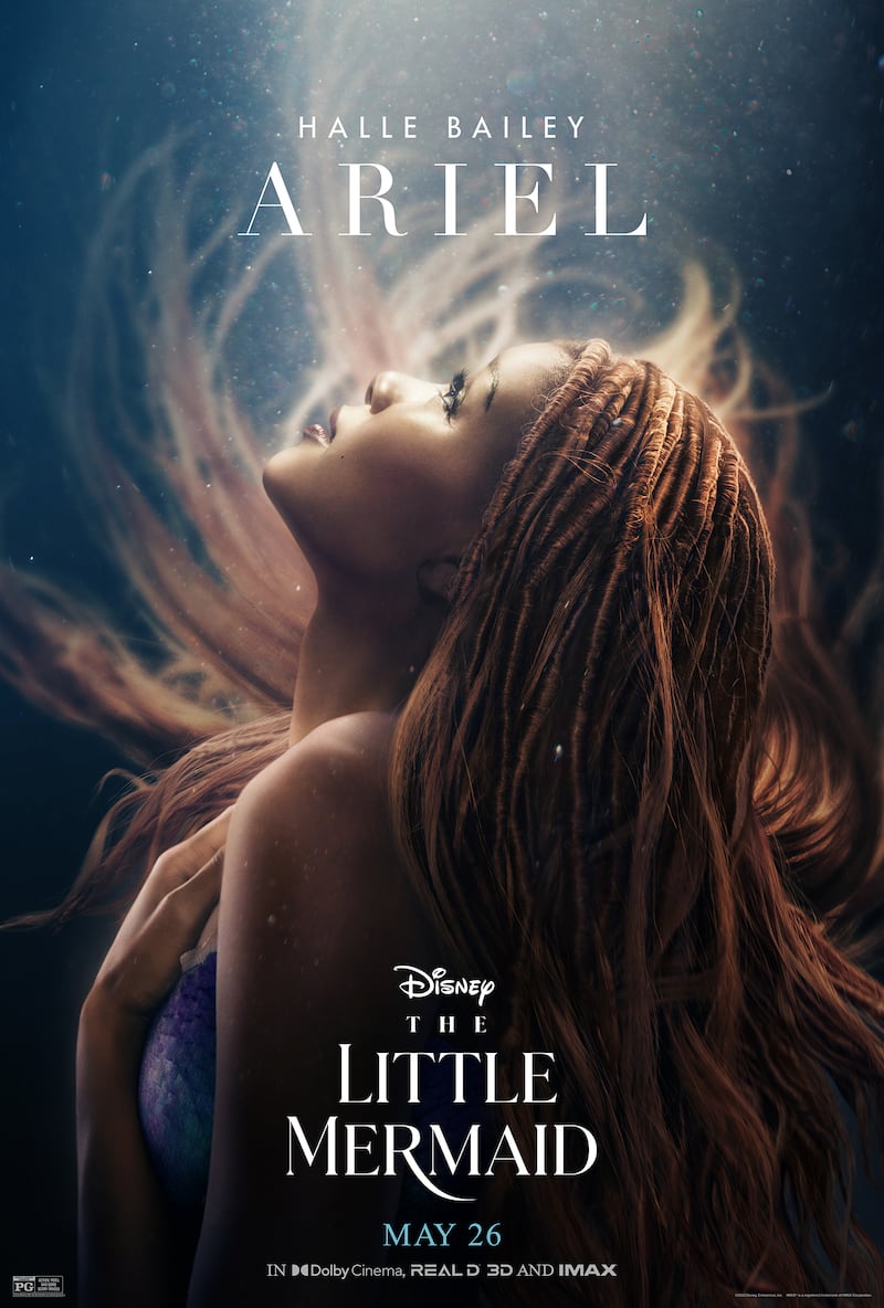 Disney has released character posters for its live-action remake of The Little Mermaid, in which Halle Bailey stars as Ariel. All photos: Disney