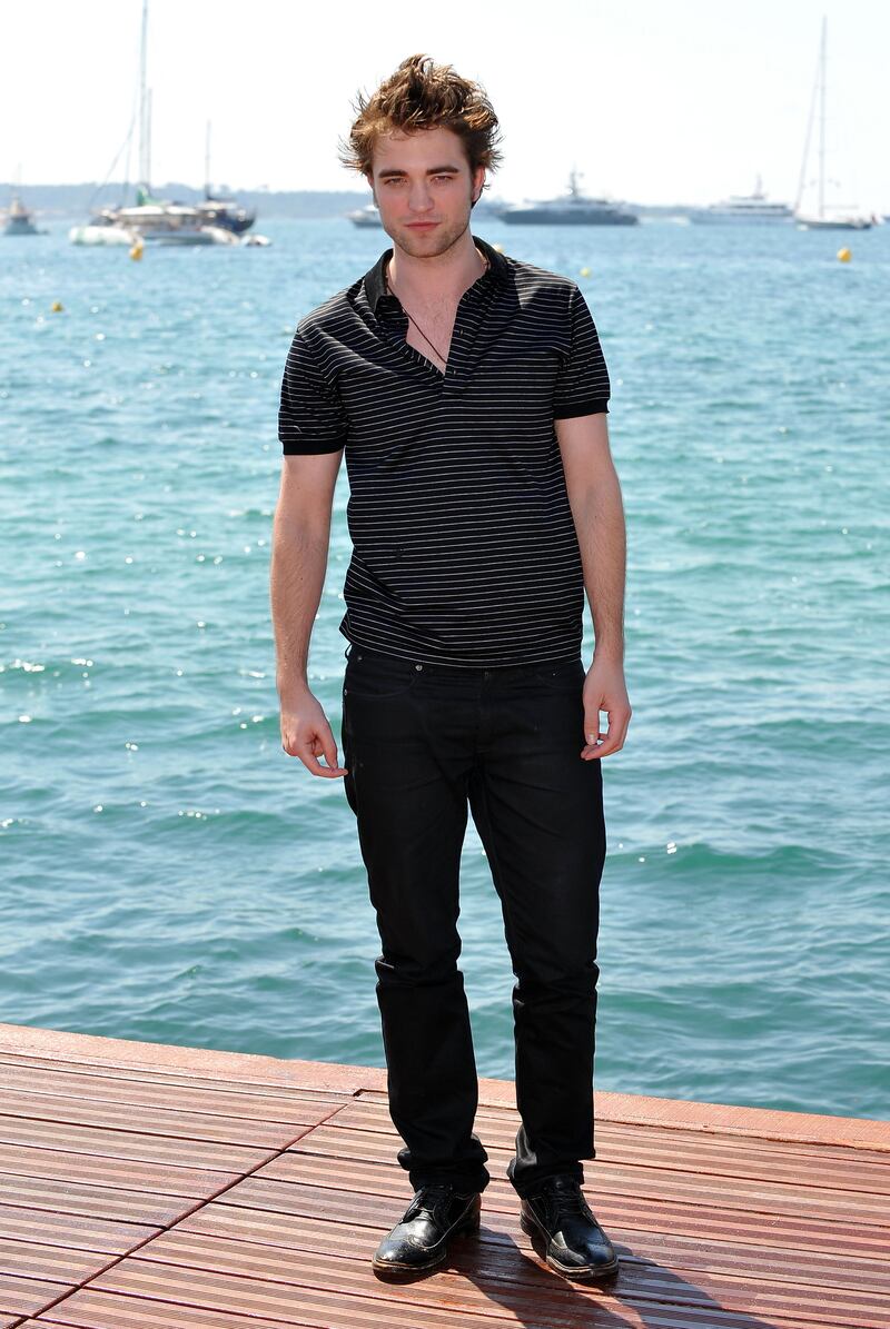 In a striped polo shirt at the 62nd International Cannes Film Festival on May 19, 2009. Getty Images