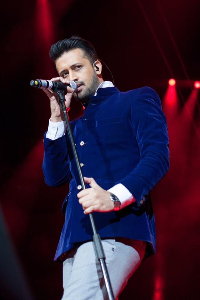 Pakistani singer Atif Aslam is the next performer to take to the stage on January 13 at Global Village as part of their Friday concert series. Courtesy Global Village 