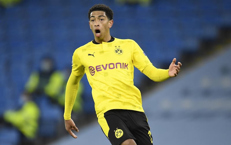 Centre midfield - Jude Bellingham (Borussia Dortmund). A performance of startling authority for a 17 year-old. Deprived of a goal by a refereeing error against Manchester City, his sharp pass then set up Dortmund’s equaliser. The England prodigy scarcely deserved to be on the losing side. EPA