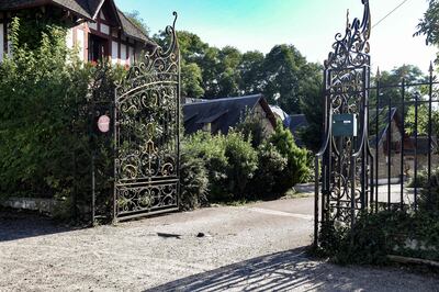 The former haven in northern Paris where the estate is falling into ruin. AFP