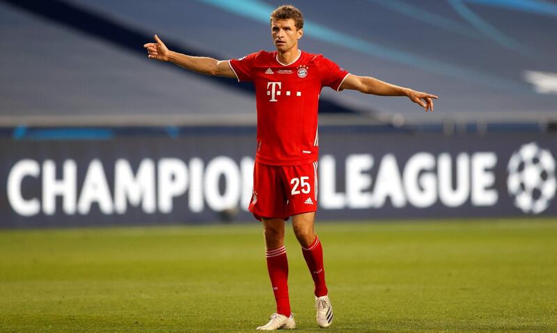 Thomas Muller - 8: A bundle of energy as he led the pressing early on, then found space in his trademark style in attack as the game wore on. AFP