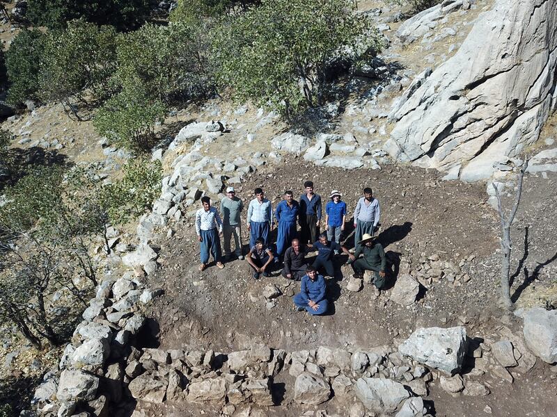 The Rabana excavation team. Photo: Rabana-Merquly Archaeological Project