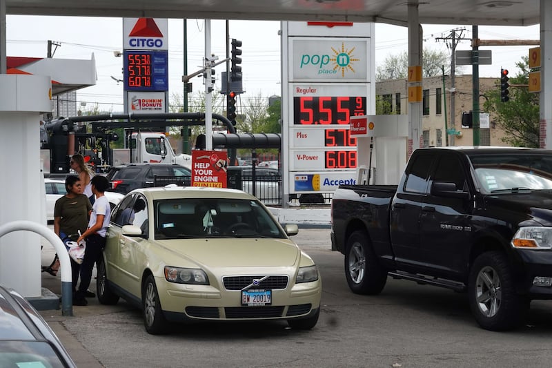 US petrol prices are rising again after subsiding from record highs in April. AFP