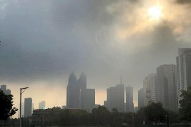 Dust clouds are forecast in parts of the UAE during the week. Rajesh Korde / The National