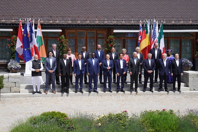 The G7 invited the leaders of partner countries to their summit in Germany on Monday. PA