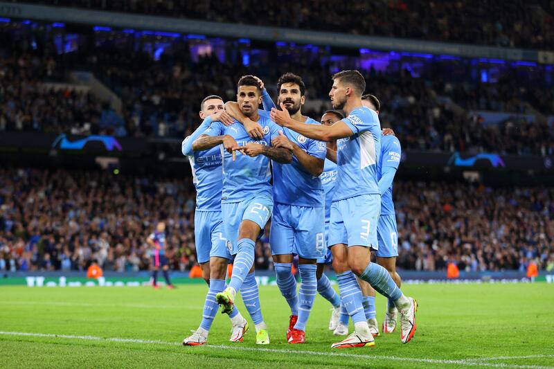 HOW MAN CITY AND REAL MADRID REACHED CL SEMI-FINALS -
GROUP A: September 15, 2021 - Manchester City 6 (Aké 16', Mukiele og 28', Mahrez  pen 45'+2', Grealish 56', Cancelo 75', Jesus 85') RB Leipzig 3 (Nkunku 42', 51', 73'). City manager Pep Guardiola said: "Leipzig never give up. They have a special way to attack. They play all or nothing." Getty