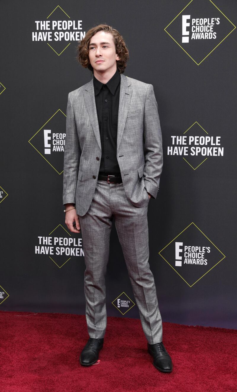 Dylan Arnold arrives at the 2019 People's Choice Awards in Santa Monica, California, on Sunday, November 10, 2019. Reuters