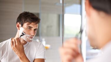 Shaving is a common cause of ingrown hairs. Getty Images