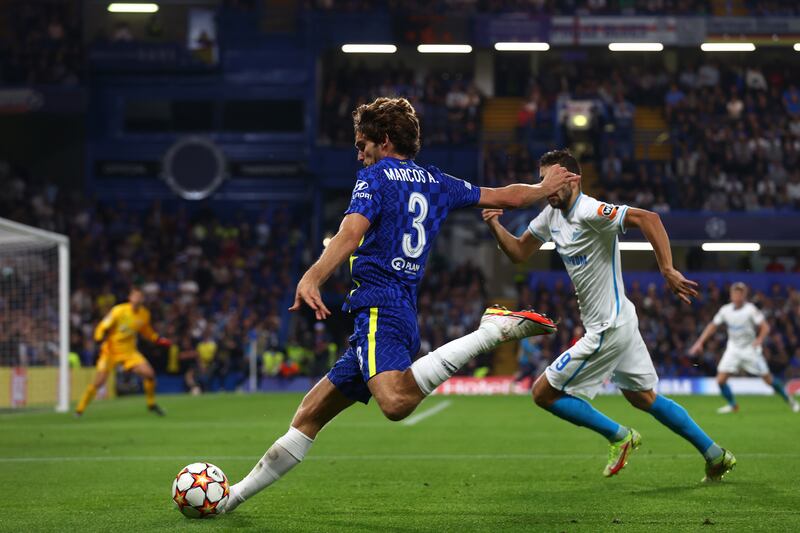 Marcos Alonso 7 - Began to find space on the flanks more in the second half with Thomas Tuchel instructing his defenders to get higher up the pitch. Getty Images
